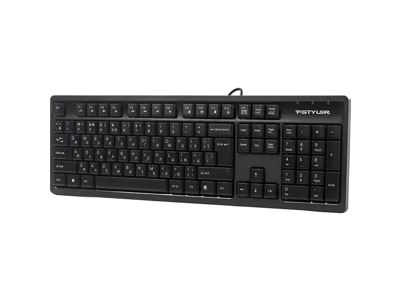 Клавіатура A4Tech FK12 USB UA Black (4711421003148) - фото 6