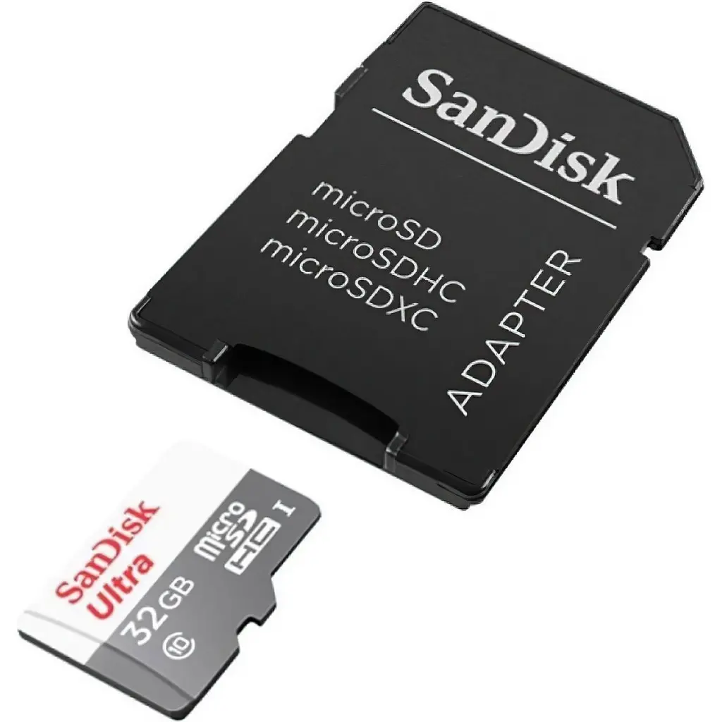 Карта пам'яті SanDisk microSDHC 32GB UHS-I Ultra A1 + SD Adapter (SDSQUNR-032G-GN3MA) [91560] - фото 2
