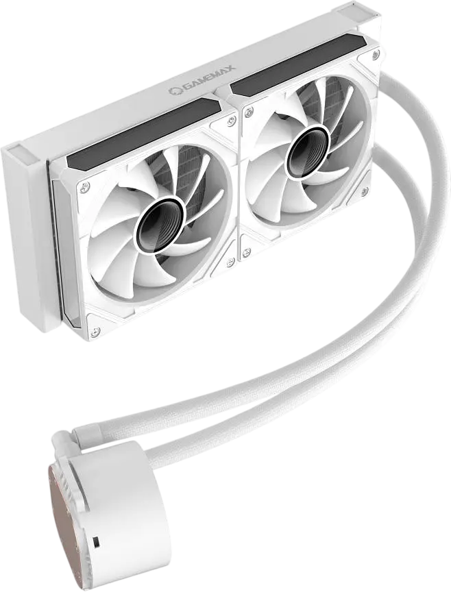 Водяне охолодження GameMax IceBurg 240 Digital ARGB White (IceBurg 240 Digital WH) - фото 2