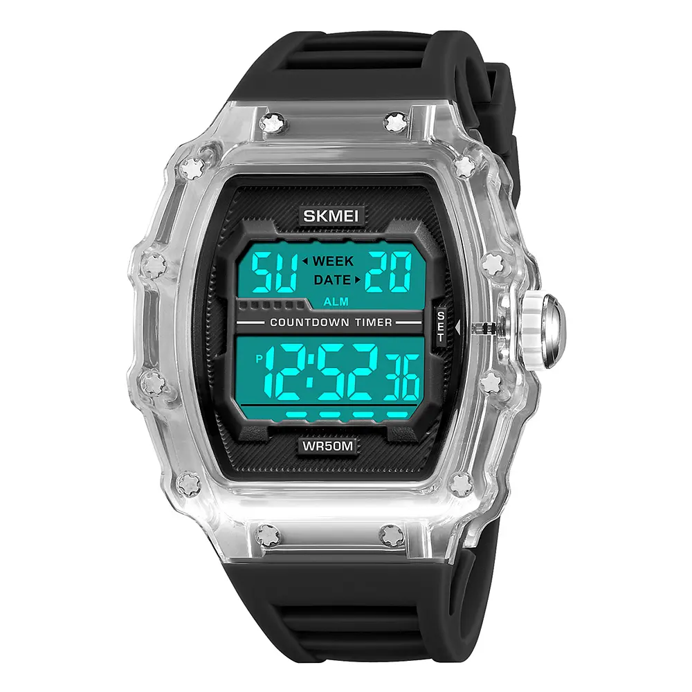 Чоловічий наручний годинник 2296WTBK White-Black Skmei acs0030040 - фото 2