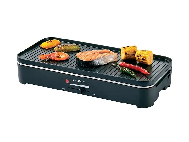 Электрический гриль барбекю с подставкой и боковыми полками Silver Crest SEGS 2200 A1 - фото 4