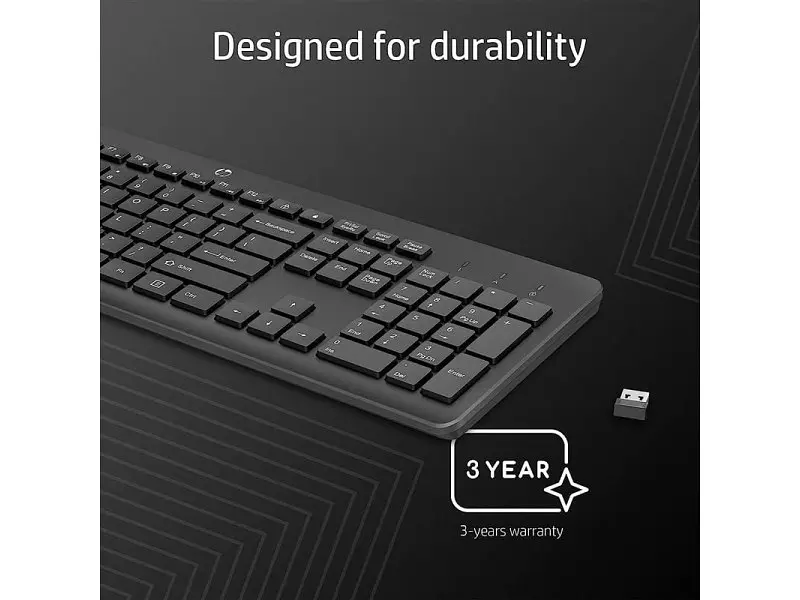 Клавіатура HP 230 WL Black (3L1E7AA) - фото 6