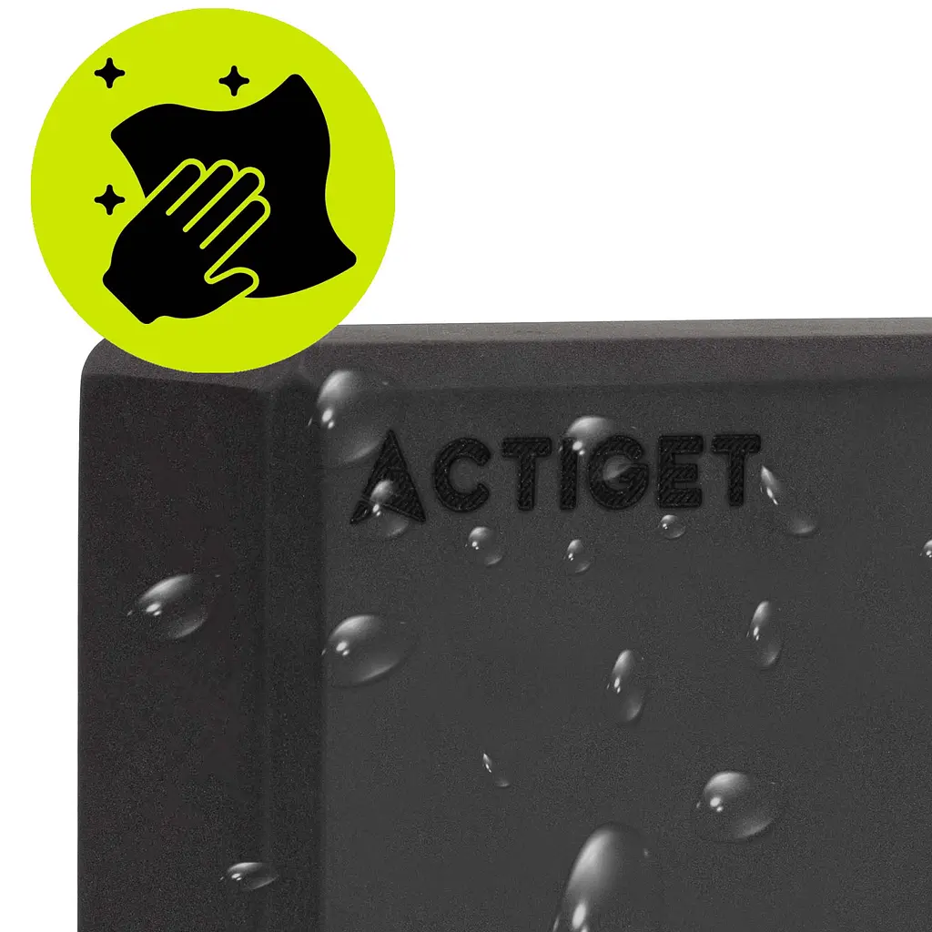 Блок для йоги Actiget EVA 23 x 15 x 7.5 см ACT0058 Black - фото 6