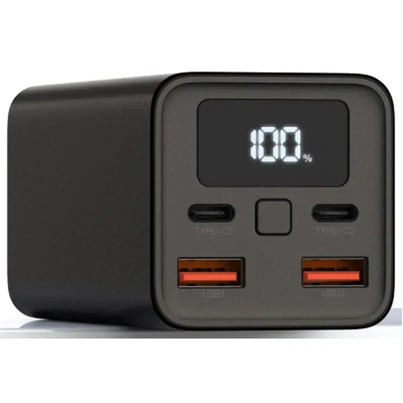 Батарея універсальна XO 20000mAh, PD/65W for laptop, QC/22.5W, black (PB97_Black) - фото 2