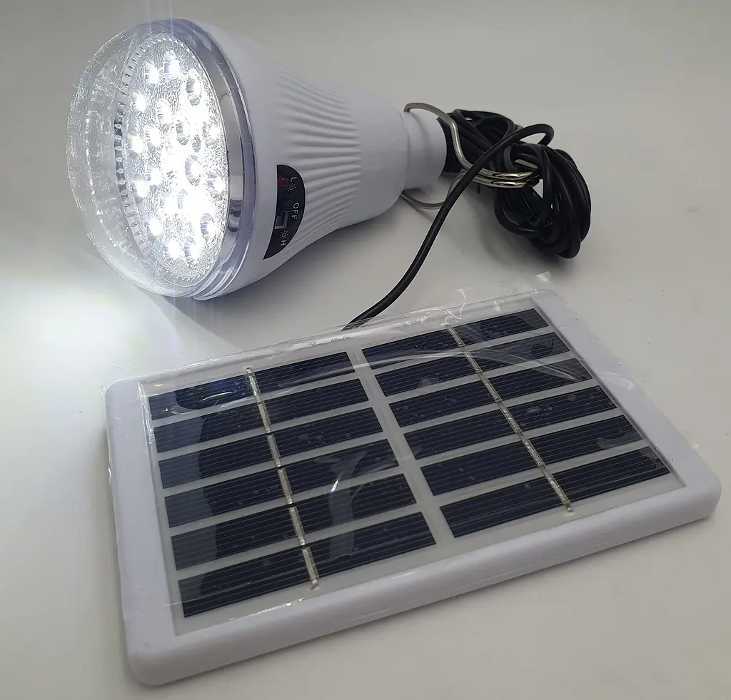 Акумуляторна кемпінгова LED лампа із сонячною панеллю світильник із гачком USB зарядка ліхтар світильник EASY POWER EP-020 - фото 2