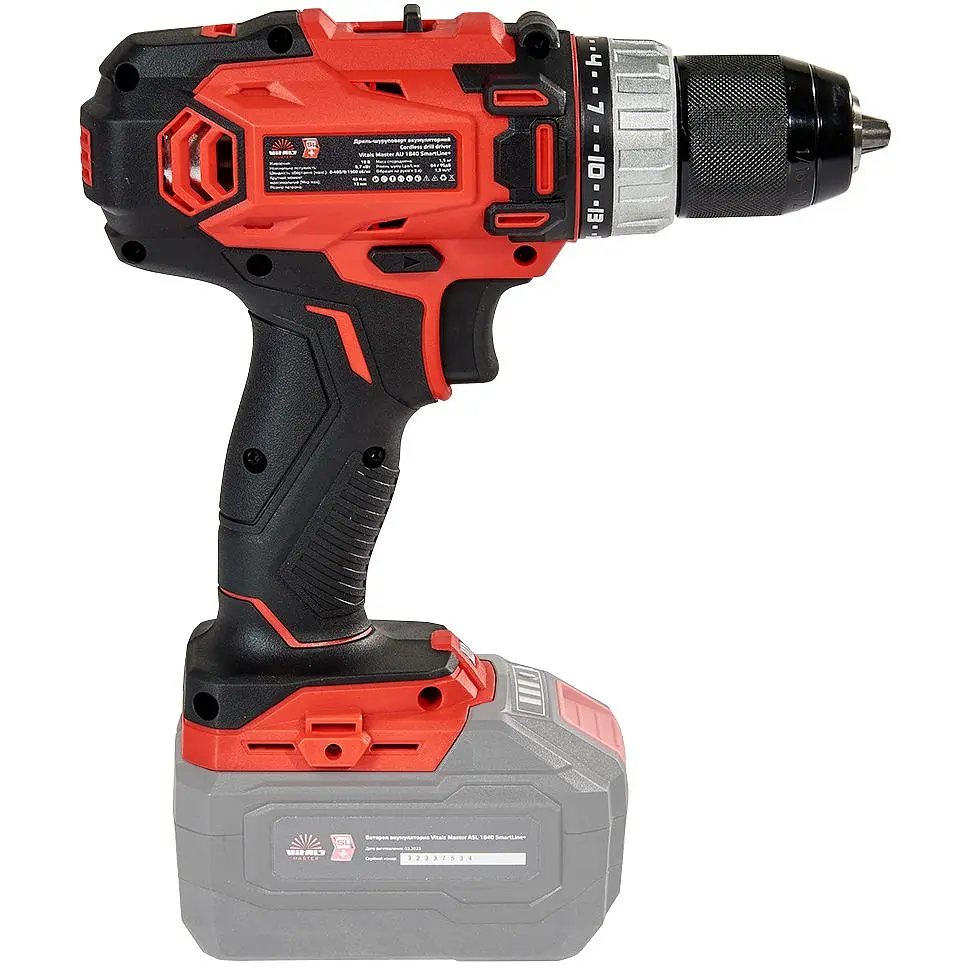 Дрель-шуруповерт Vitals Master AU 1840 SmartLine+ аккумуляторный (184440) - фото 6