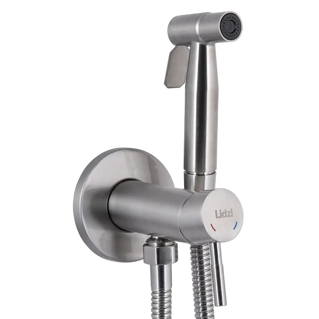 Набор гигиенического душа скрытого монтажа Lidz Aria 111 Nickel LDARI111NKS46105 круглый, Нержавеющая сталь - фото 3