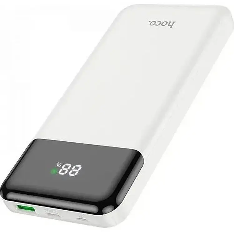 Портативная батарея Hoco J102 Cool Figure PD20W+QC3.0 10000 mAh White - фото 2