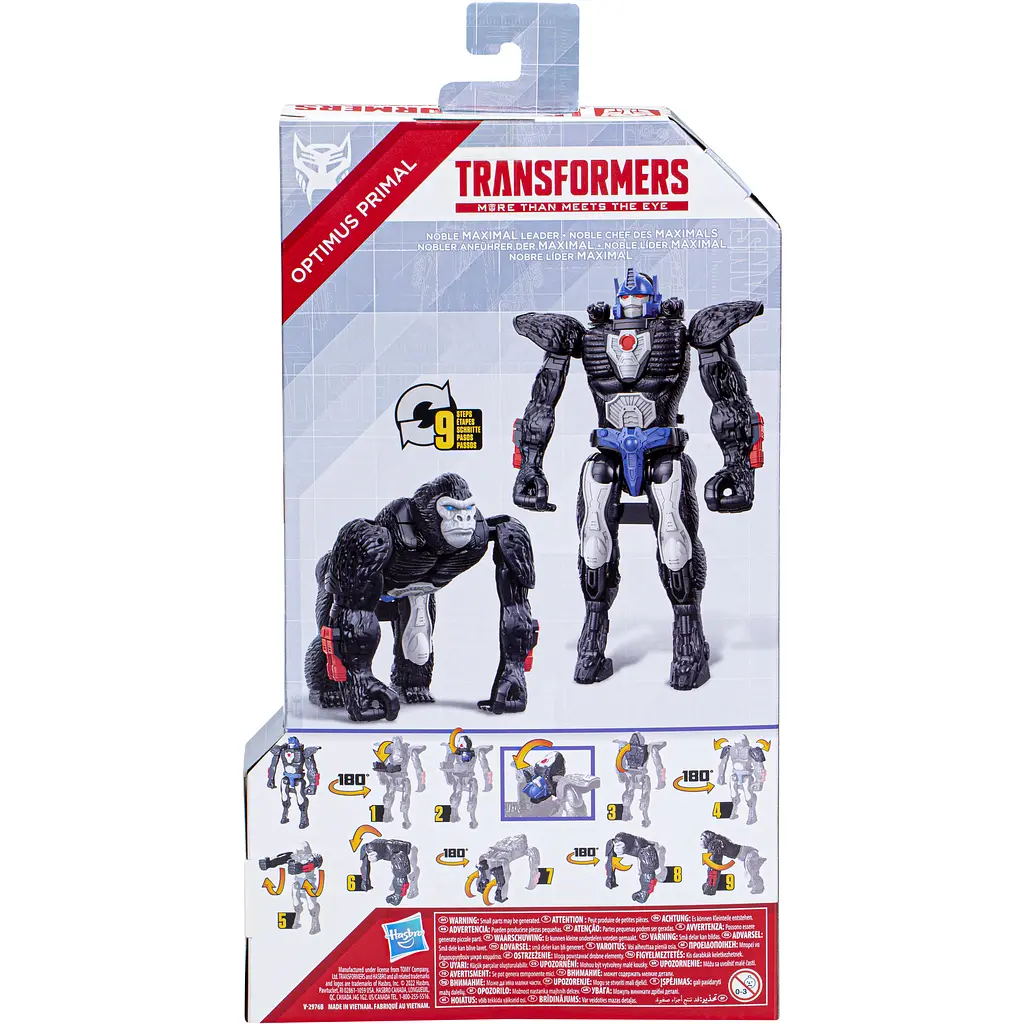 Игрушка-трансформер Transformers Authentics Titan Changer Optimus Primal (E5883_F3745) - фото 6