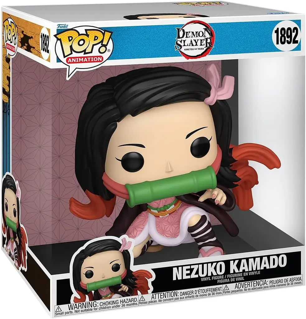Фігурка Funko POP Jumbo: Незуко Камадо 1892 з аніме Клинок, що розсікає демонів Demon Slayer - фото 2