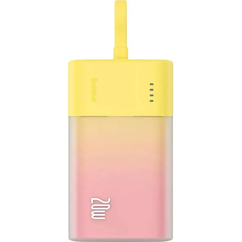 Внешний аккумулятор Baseus Popsicle Lightning 5200mAh 20W Yellow [P10055600Y12-00] [125026] - фото 3