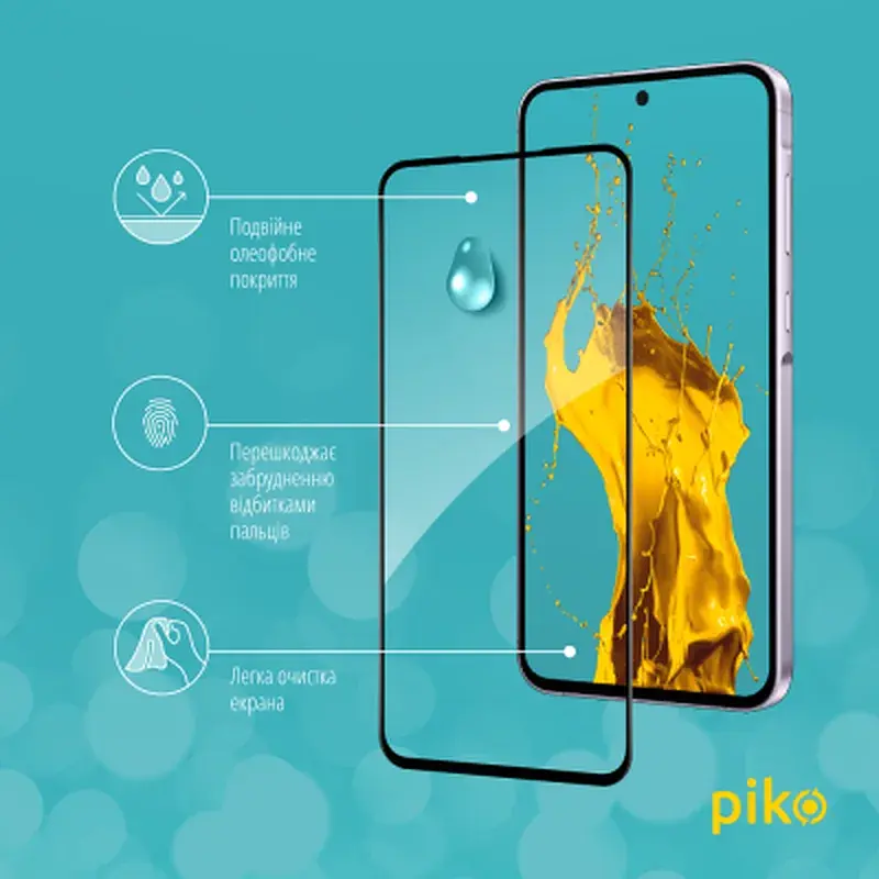 Скло захисне Piko Full Glue Samsung A36 Black (1283126608100) - фото 4