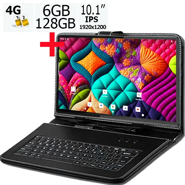 Планшет-телефон Adronix Neo Tab 10 LTE Blue 6GB/128GB DUAL SIM 10.1" IPS FULL HD 1920x1200 + Чохол-клавіатура - фото 2
