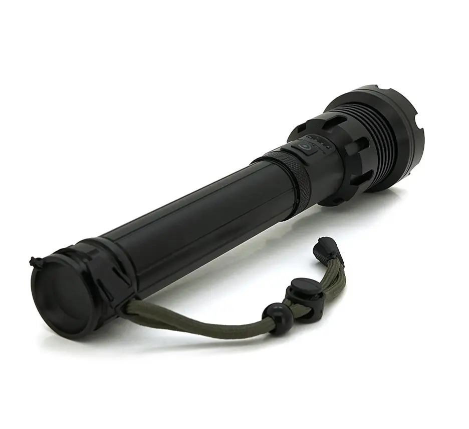 Фонарь ручной Voltronic XHP90 LED XHP90, 45W, 7 режимов, ZOOM, 6200mah, IP40, USB, 260х60х35 - фото 3