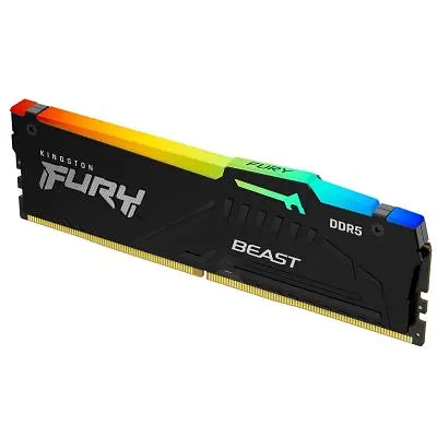 Модуль памяти для компьютера DDR5 64GB 5600 MHz Beast RGB EXPO Black Kingston Fury (ex.HyperX) (KF556C36BBEA-64) - фото 2