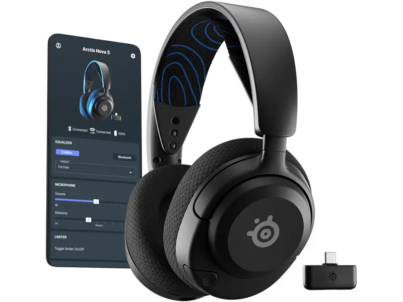 Гарнітура SteelSeries Arctis Nova 5P Black (61673) - фото 5
