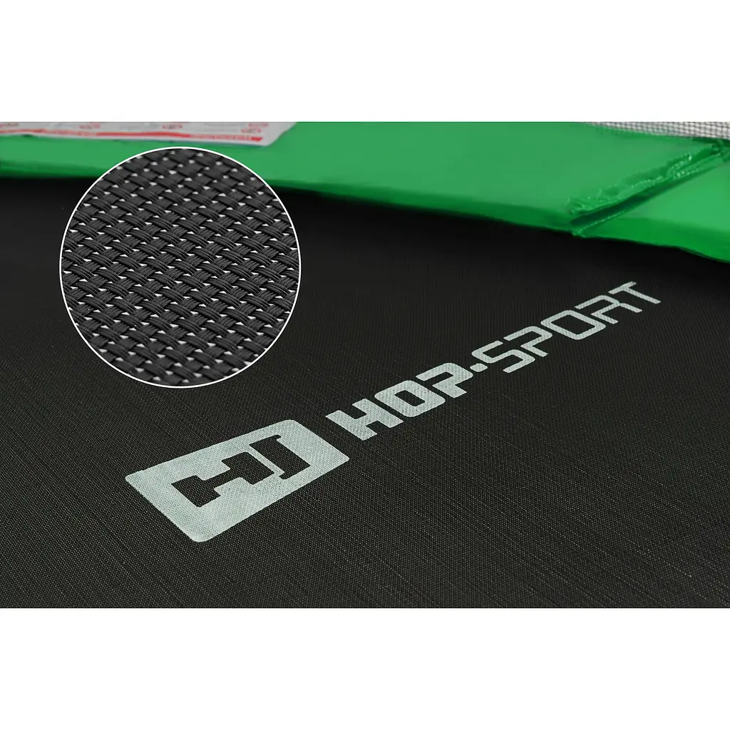 Батут Hop-Sport 14ft (427см) чорно-зелений з зовнішньою сіткою - фото 5