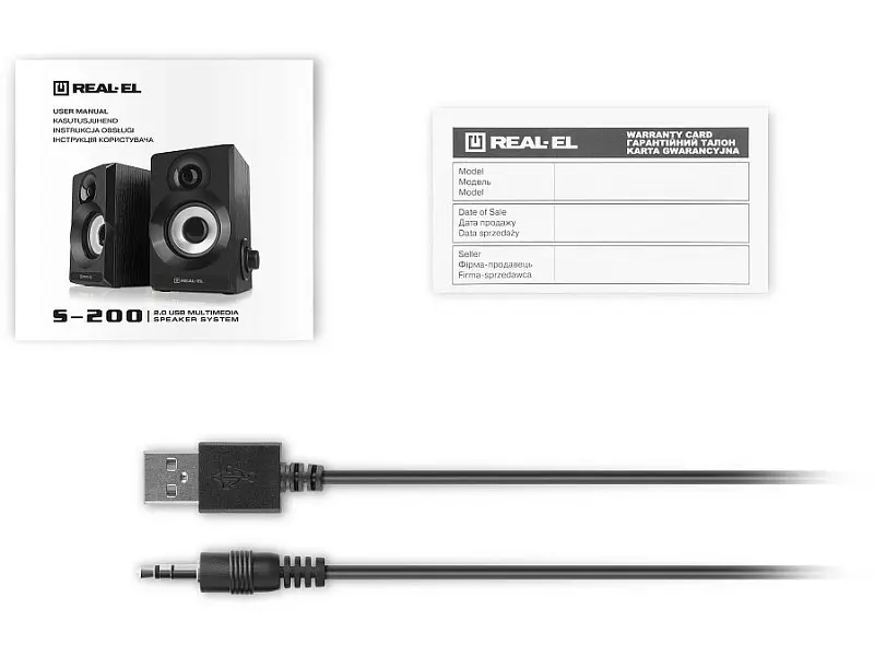 Колонки для комп'ютера REAL-EL S-200 Black - фото 9