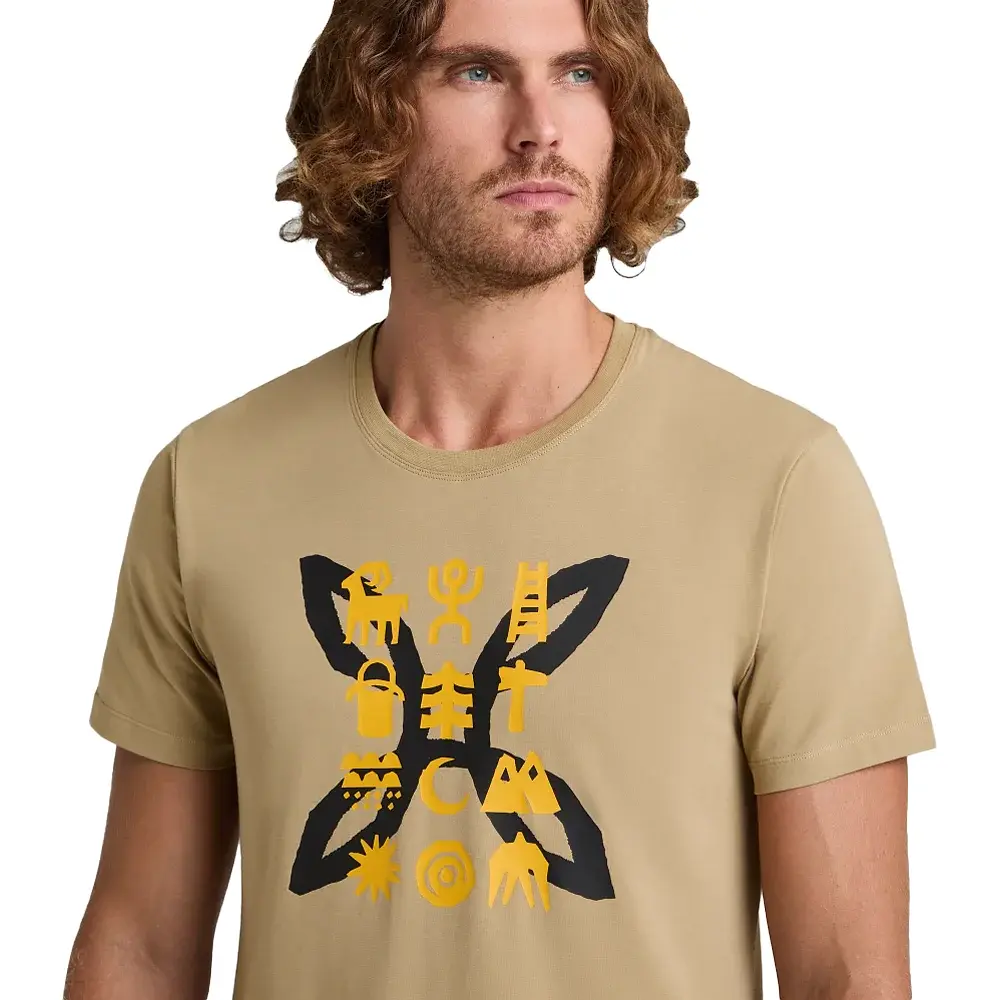 Футболка Montura Rock Painting T-Shirt 2XL Desert Beige - фото 3