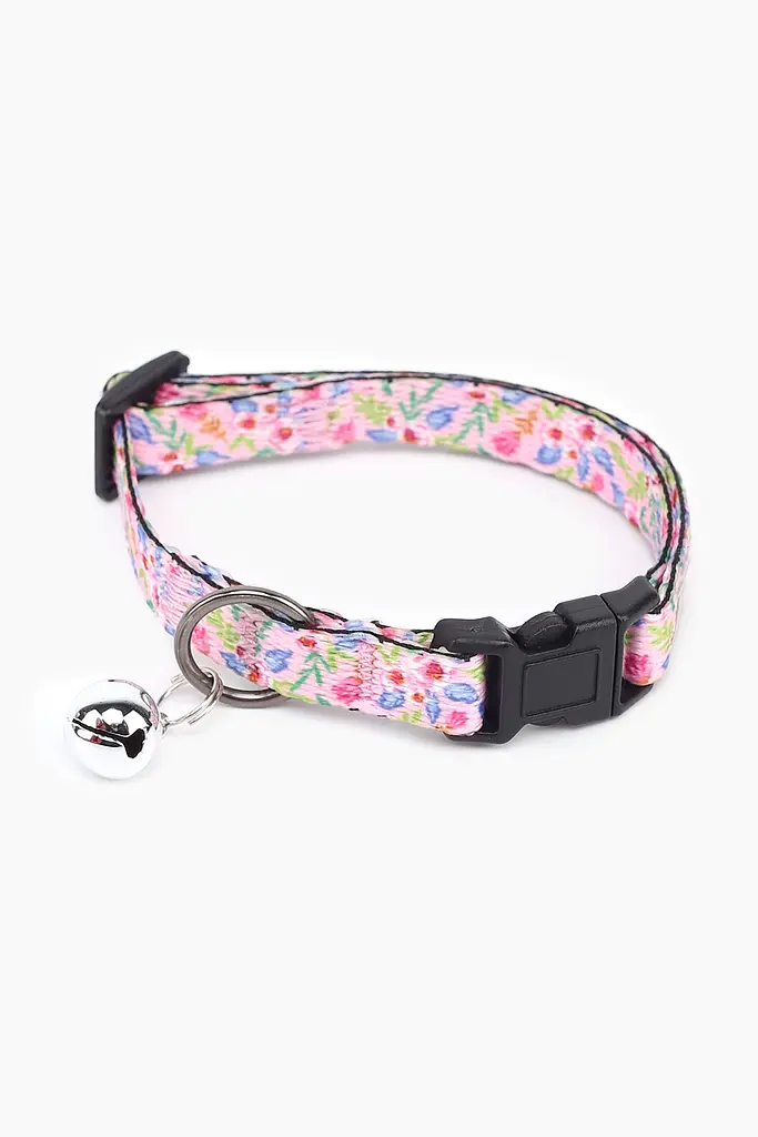 Нашийник ТМ HIDOG Flowers pink, розмір XS (ширина 10мм (18-28см)) (2100102290014A)(SN) shop (2100102290014)