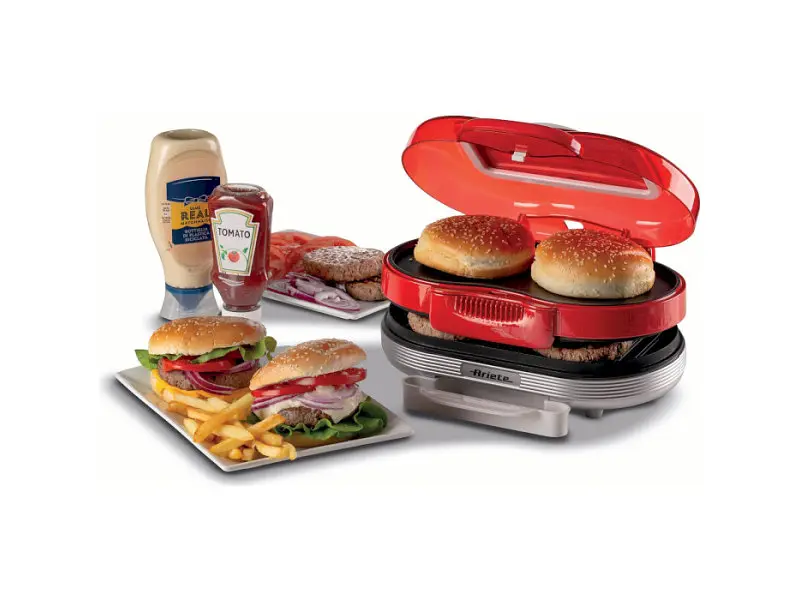 Бутербродниця Ariete 0205 Hamburger Red (00C020500AR0) - фото 3