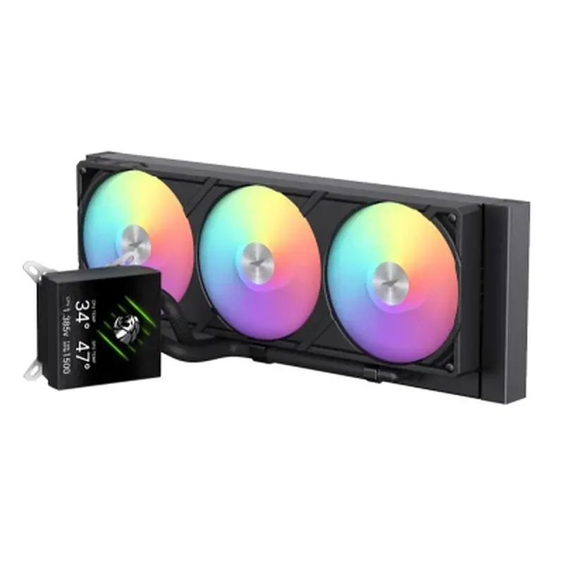 Система рідинного охолодження Gamemax GLACIER 360 LCD BK - фото 3