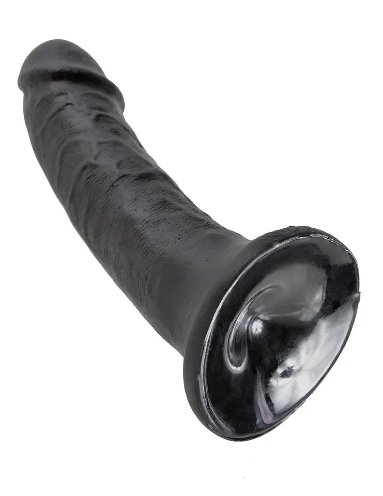 Фалоімітатор King Cock 6" 15 см чорний - фото 4