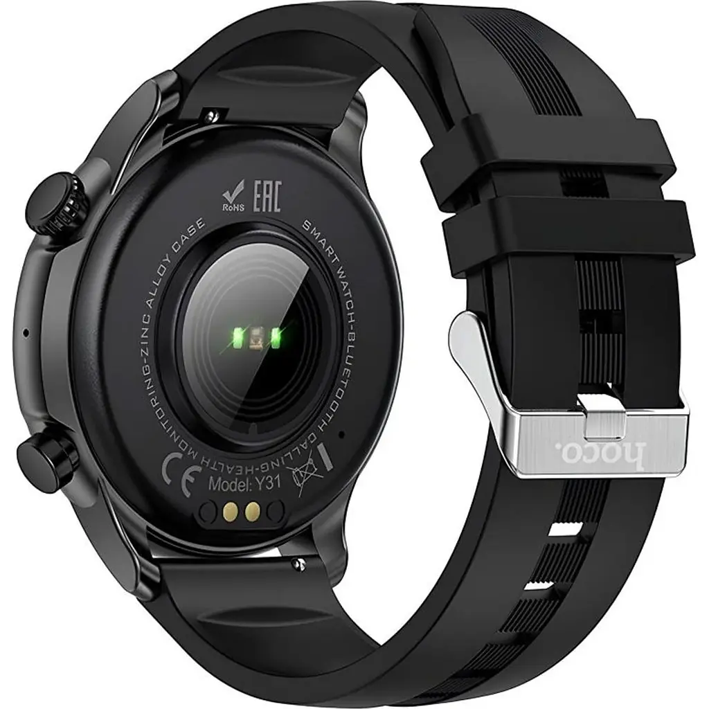 Смарт-годинник Hoco Y31 Call Version Black [169064] - фото 4