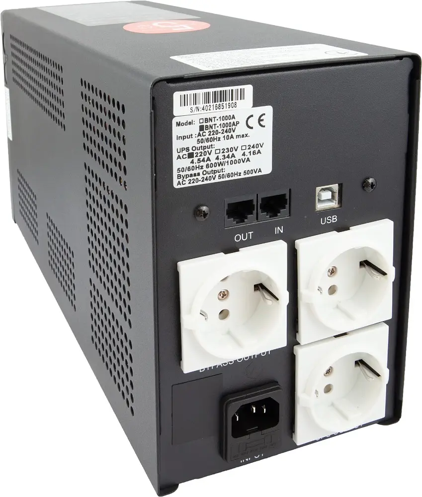 ДБЖ PowerCom BNT-1000AP Schuko - фото 3