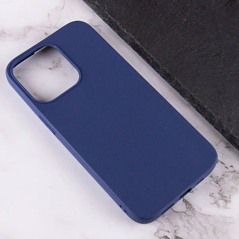 Силіконовий чохол Candy для Apple iPhone 14 Pro (6.1) Синій - фото 3