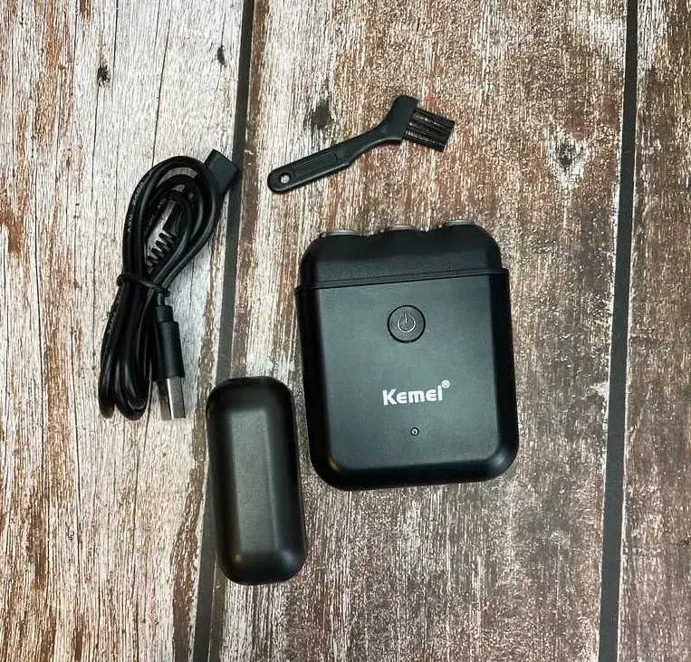 Електробритва Kemei KM-1005 (Портативна, Slim-корпус, USB-зарядка) - фото 2