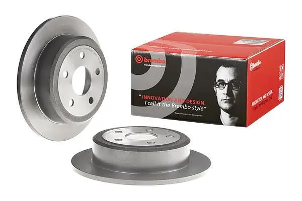 Диск гальмівний невентильований Jeep Wrangler III-IV 06-25р Brembo (08.B529.21) - фото 2