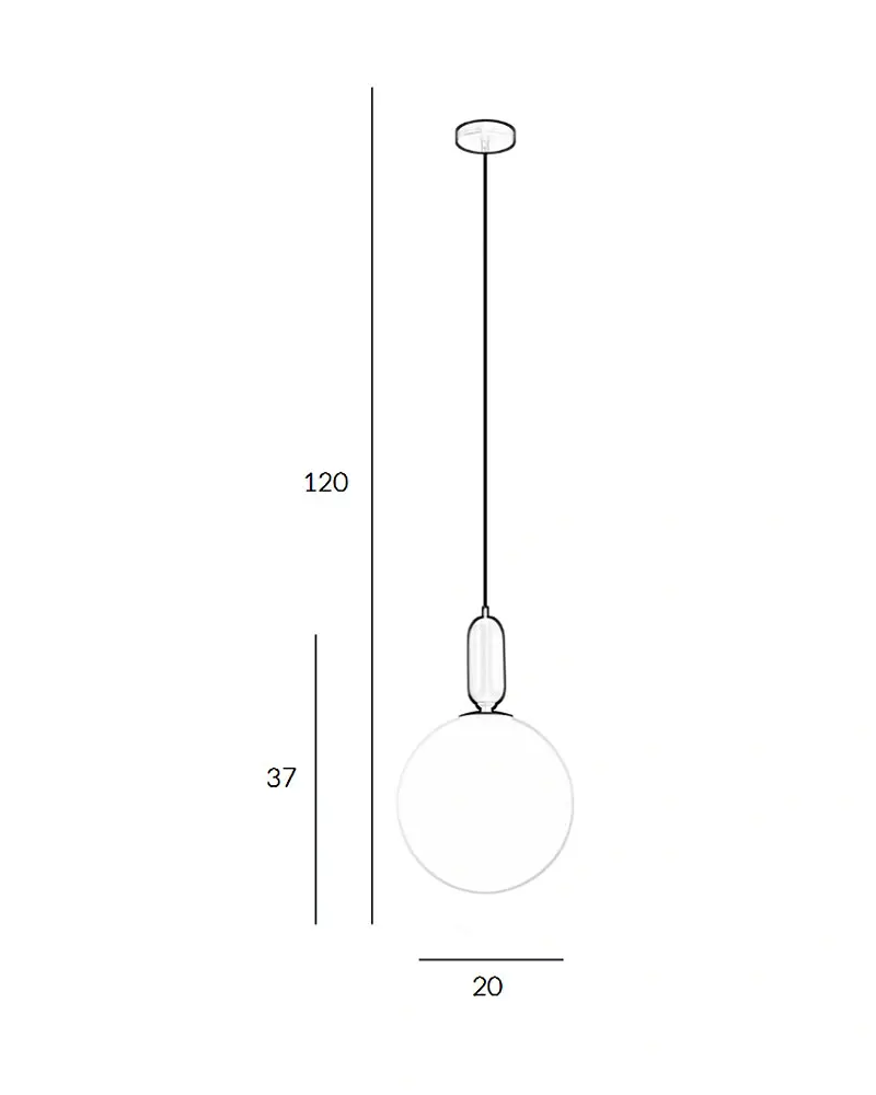 Подвесной светильник, люстра Italux PND-02340-1M-BK Aldeva E27 1x40W IP20 Черный - фото 3