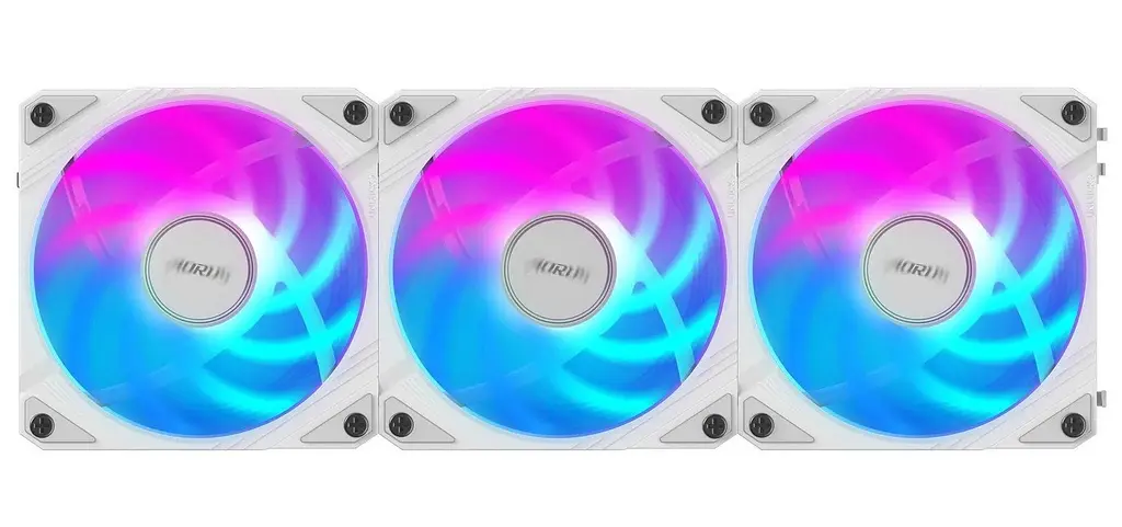 Вентилятор Gigabyte Aorus EZ Chain Fan 120 Ice 3-Pack White (GP-ECFAN1203 ICE) - фото 5
