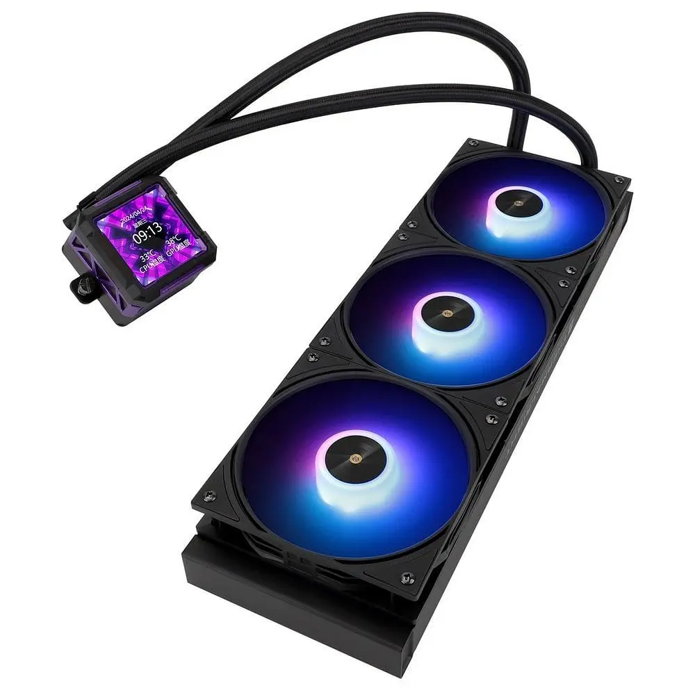 Водяне охолодження Thermalright Frozen Warframe Pro 360 ARGB Black (FWPRO360BLACK) - фото 4