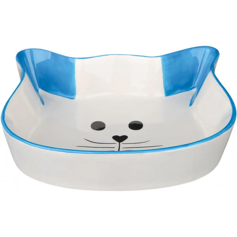 Миска Trixie для кішок, в формі кошачої мордочки, керамічна, 12 см, 250 мл - фото 2