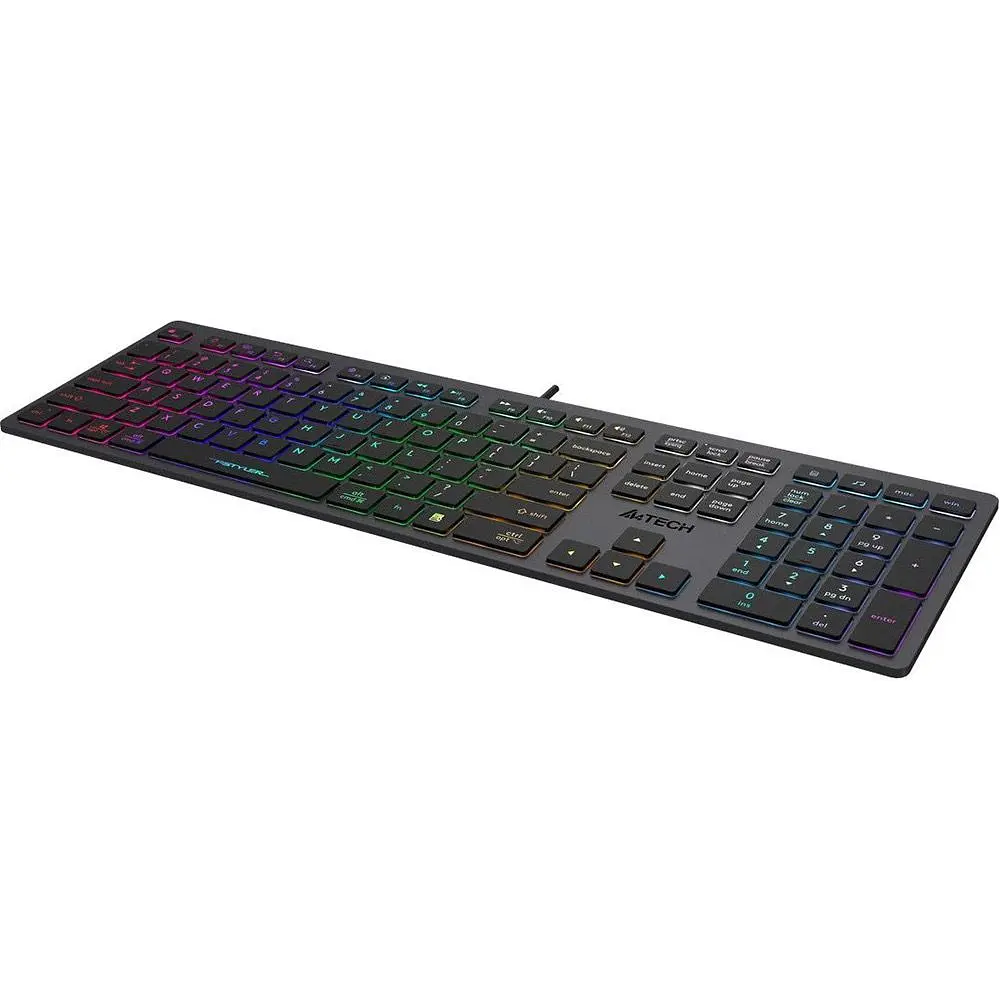 Клавіатура A4Tech Fstyler FX60H Grey Neon backlit [94472] - фото 5