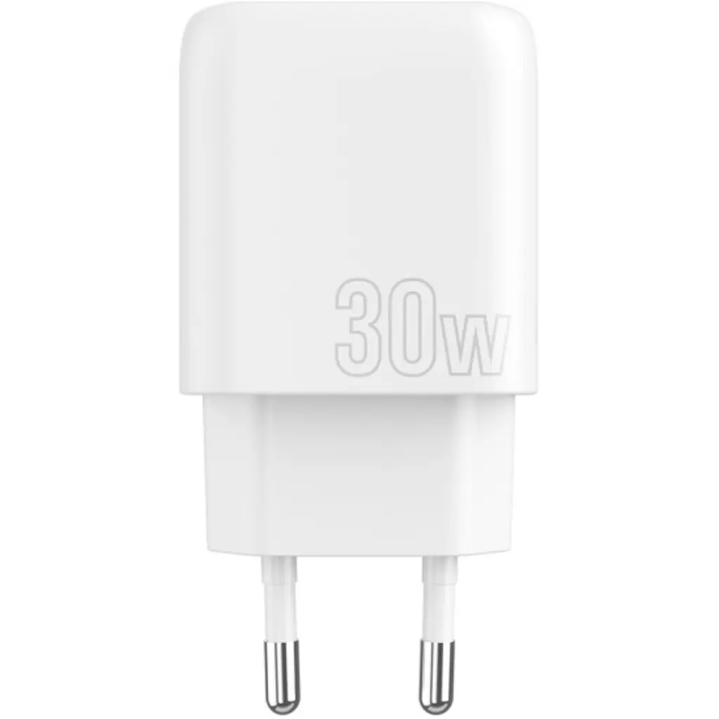 Мережевий зарядний пристрій Proove Silicone Power Plus 30W Type-C + USB White [WCSP3011002] [130282] - фото 3