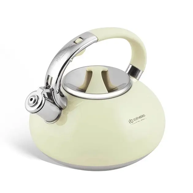 Чайник зі свистком Edenberg EB-2452-Cream 3 л кремовий - фото 2