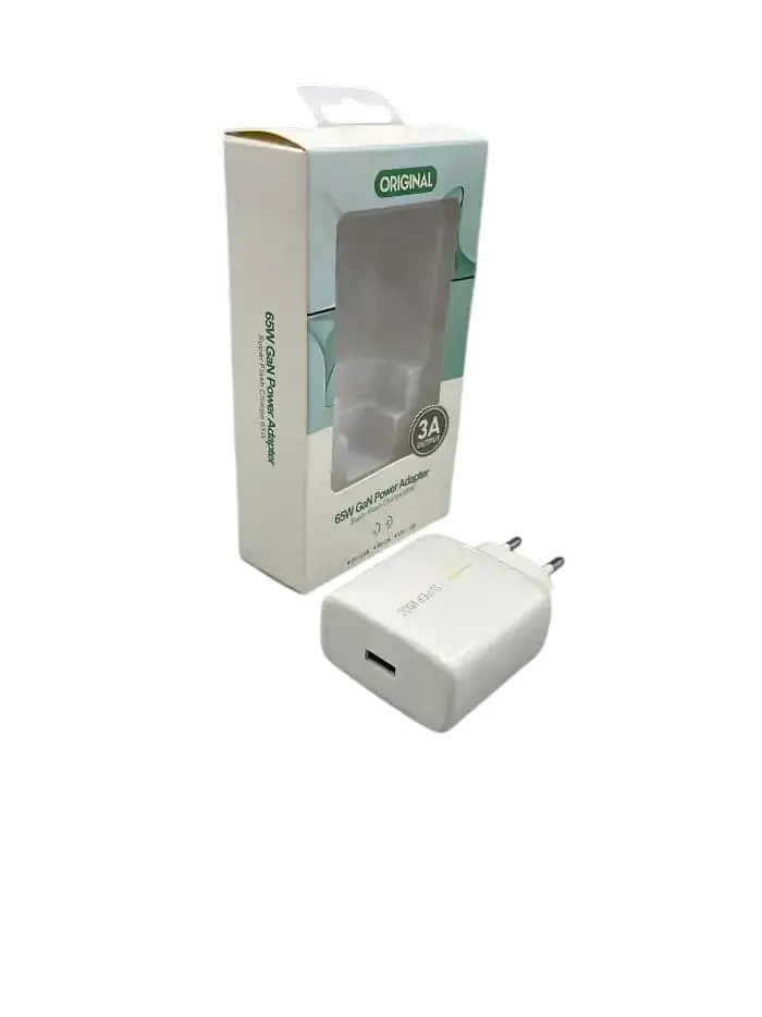 Зарядний пристрій - адаптер живлення GaN Power Adapter (65W USB-C)