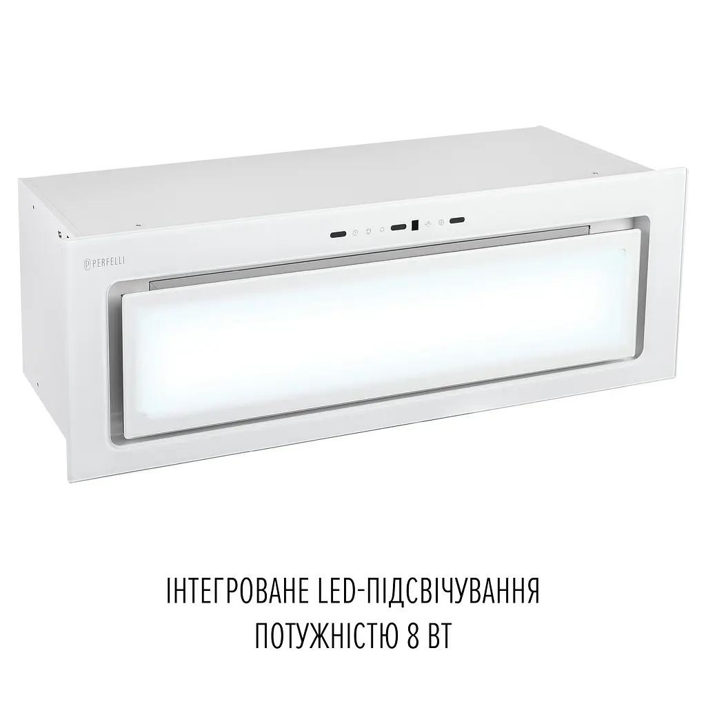 Витяжка повновбудована PERFELLI DESIGN VISION 9 BIANCO SILENZIO - фото 3