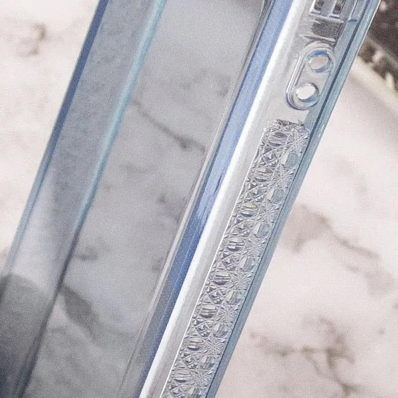 Чохол TPU Starfall Clear для Xiaomi Redmi 12C Блакитний - фото 6