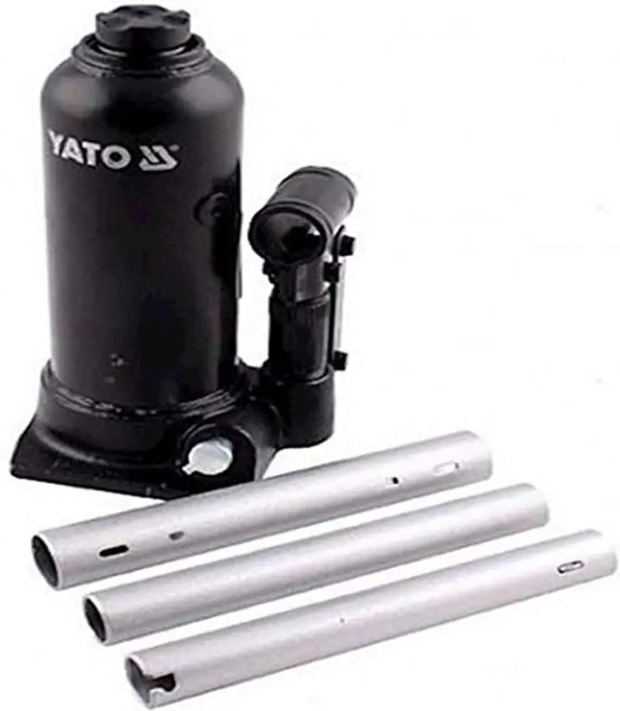 Домкрат гідравлічний пляшковий Yato 5 т, 212-468 мм