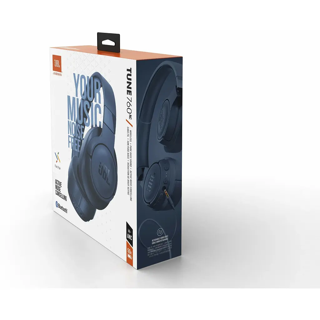 Навушники JBL Tune 760 NC Blue (JBLT760NCBLU) - фото 6