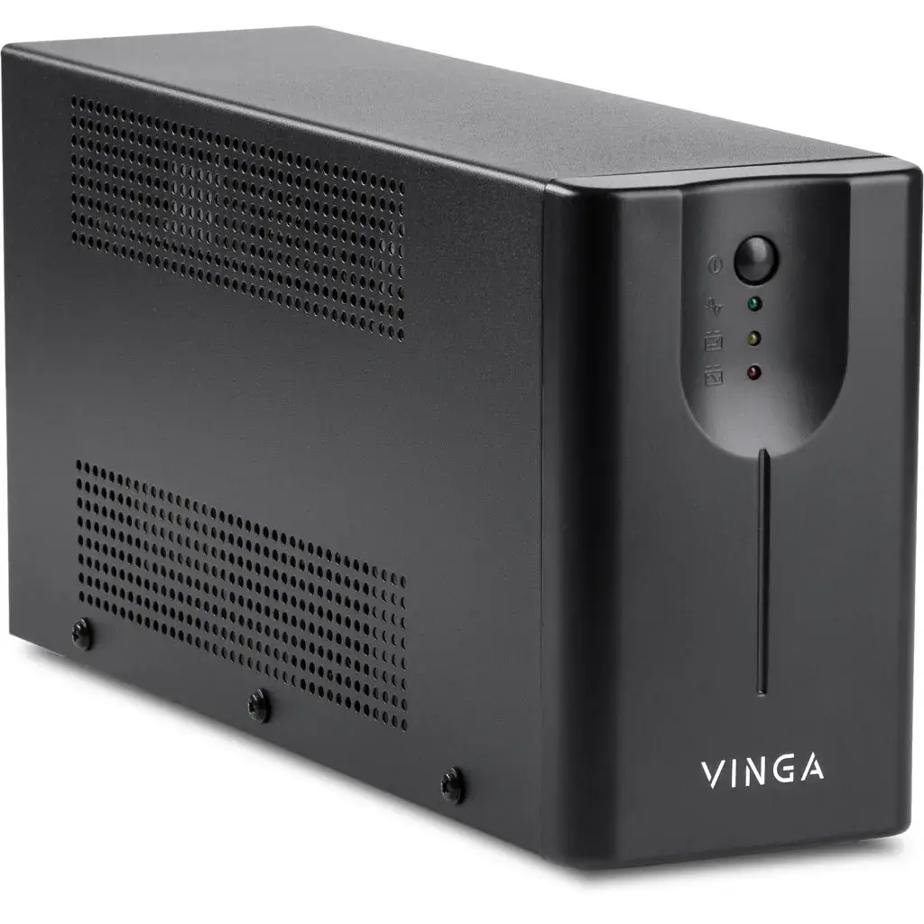Пристрій безперебійного живлення Vinga LED 600VA metal case with USB (VPE-600MU) - фото 2