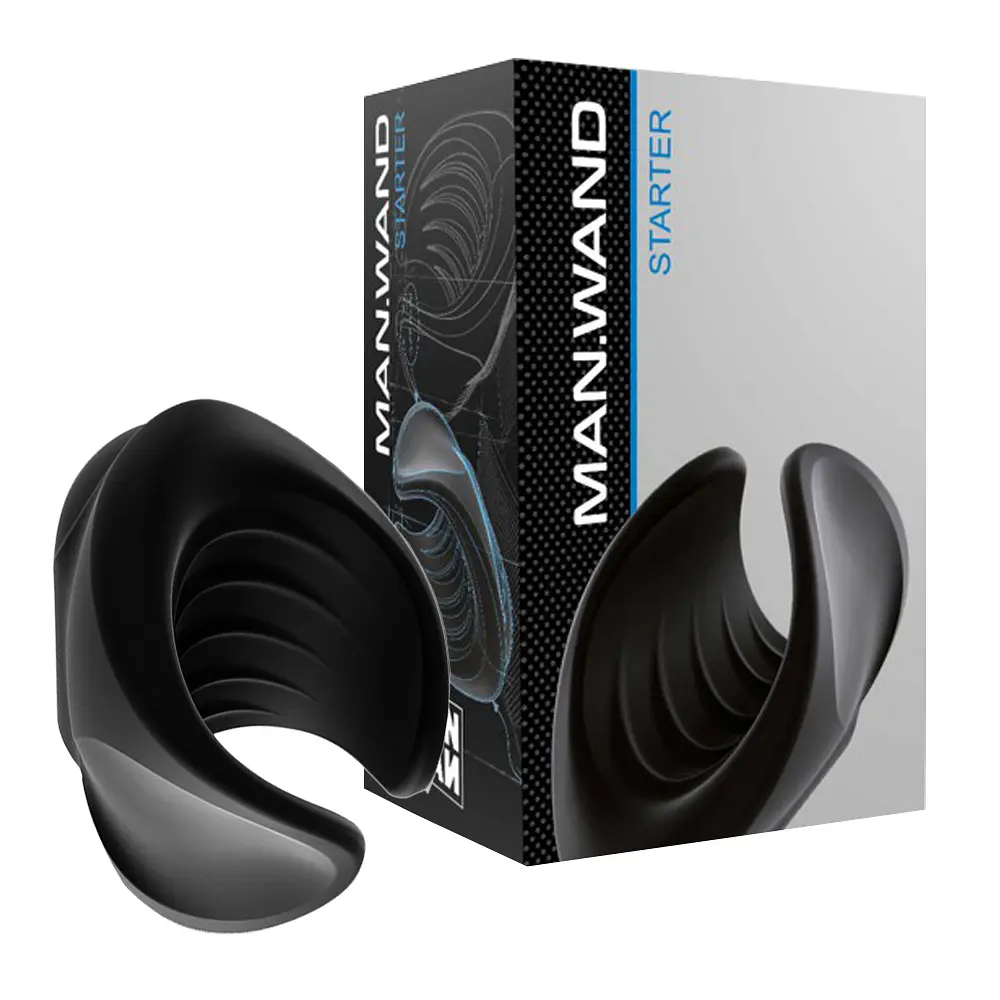 Мастурбатор Man Wand Dorcel Starter з вібрацією чорний - фото 5