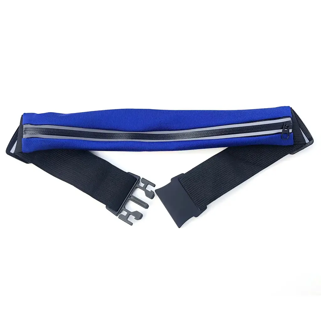 Сумка поясна спортивна UFT SW02 Pink для бігу синя - фото 4