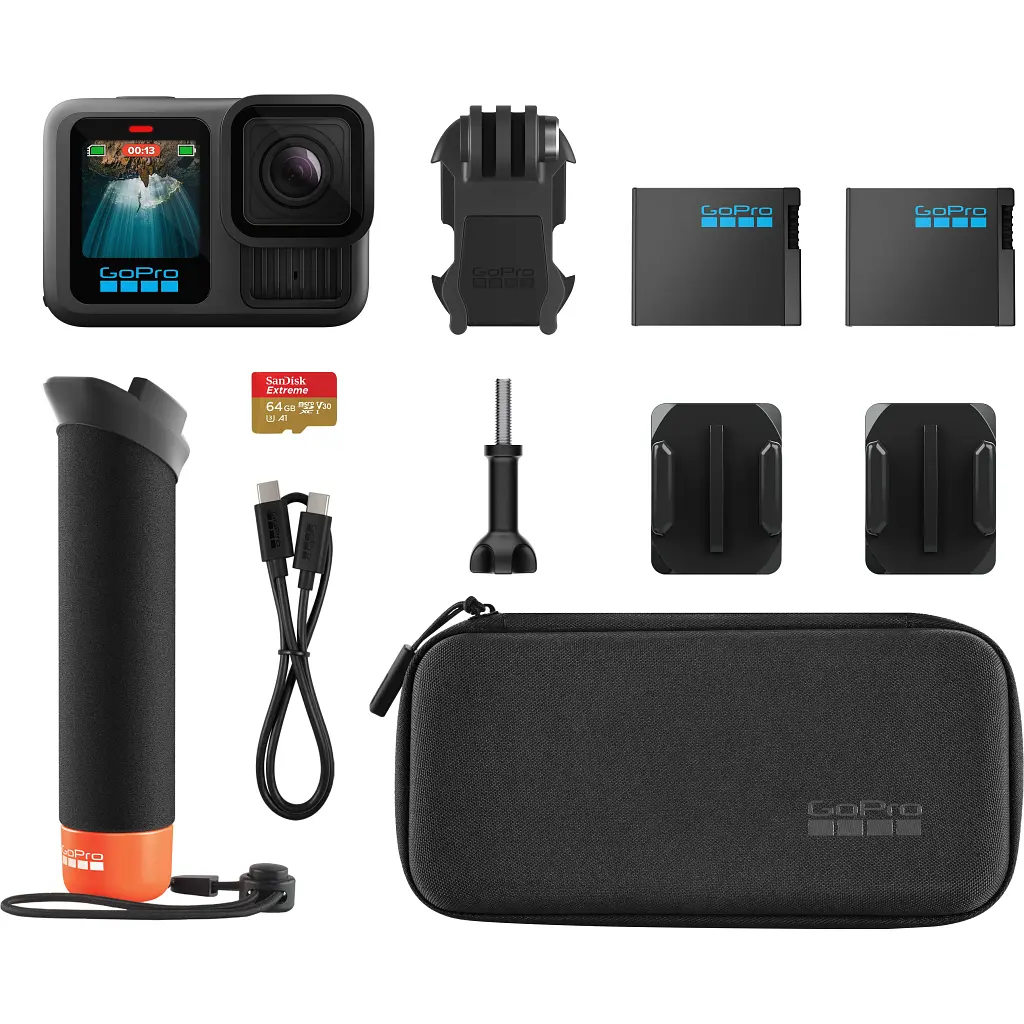 Екшн-камера GoPro HERO13 Black + Enduro + SD Card + Handler Floating (CHDRB-131-RW) - фото 11