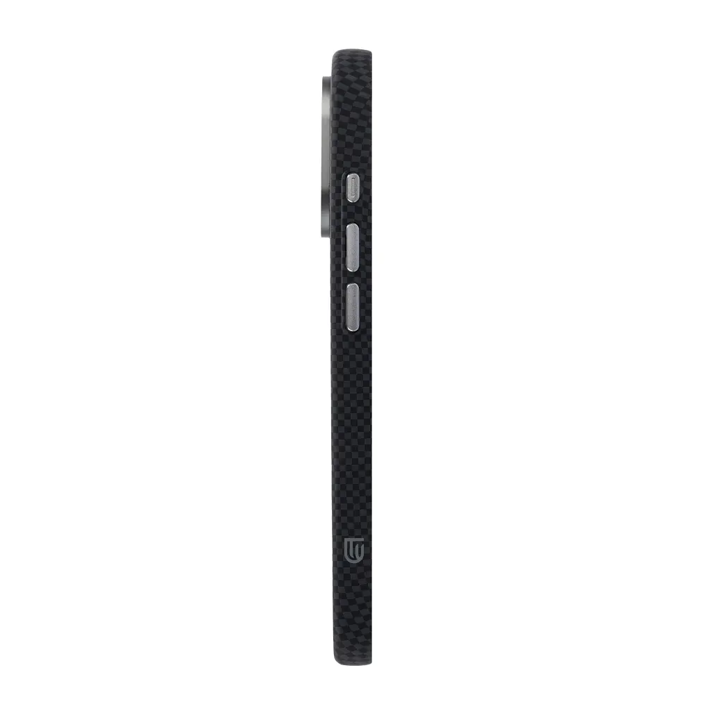 Чохол до мобільного телефона Armorstandart LikeCarbon2 MagCase Apple iPhone 16 Pro Max Kevlar Black (ARM88382) - фото 6