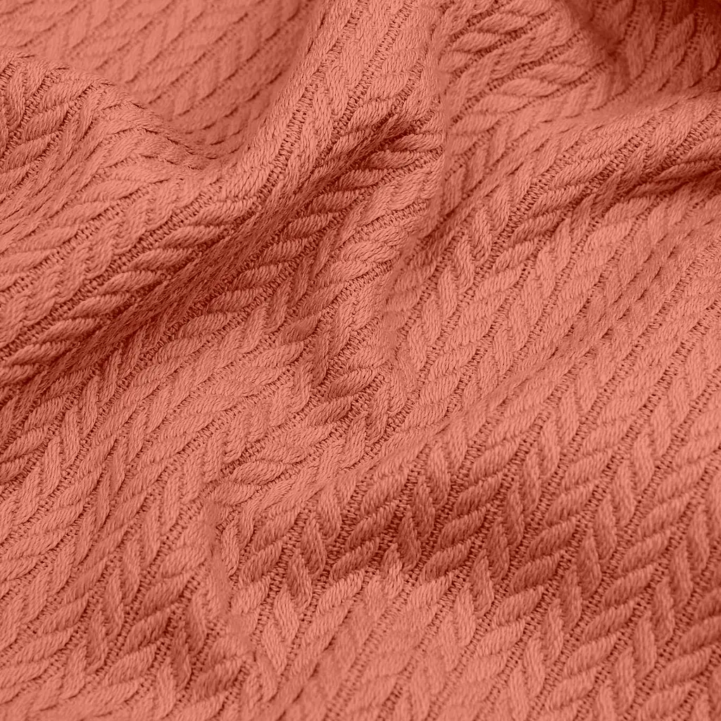 Плед покривало Cosas Amber Knitted Braid 230х240 см косичка (Blanket_67Amber_KnittedBraid_230x240) - фото 4